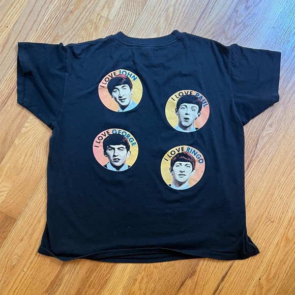 Vintage 80s Classic Beatles Shirt size Large (42-44) - Picture 3 of 4